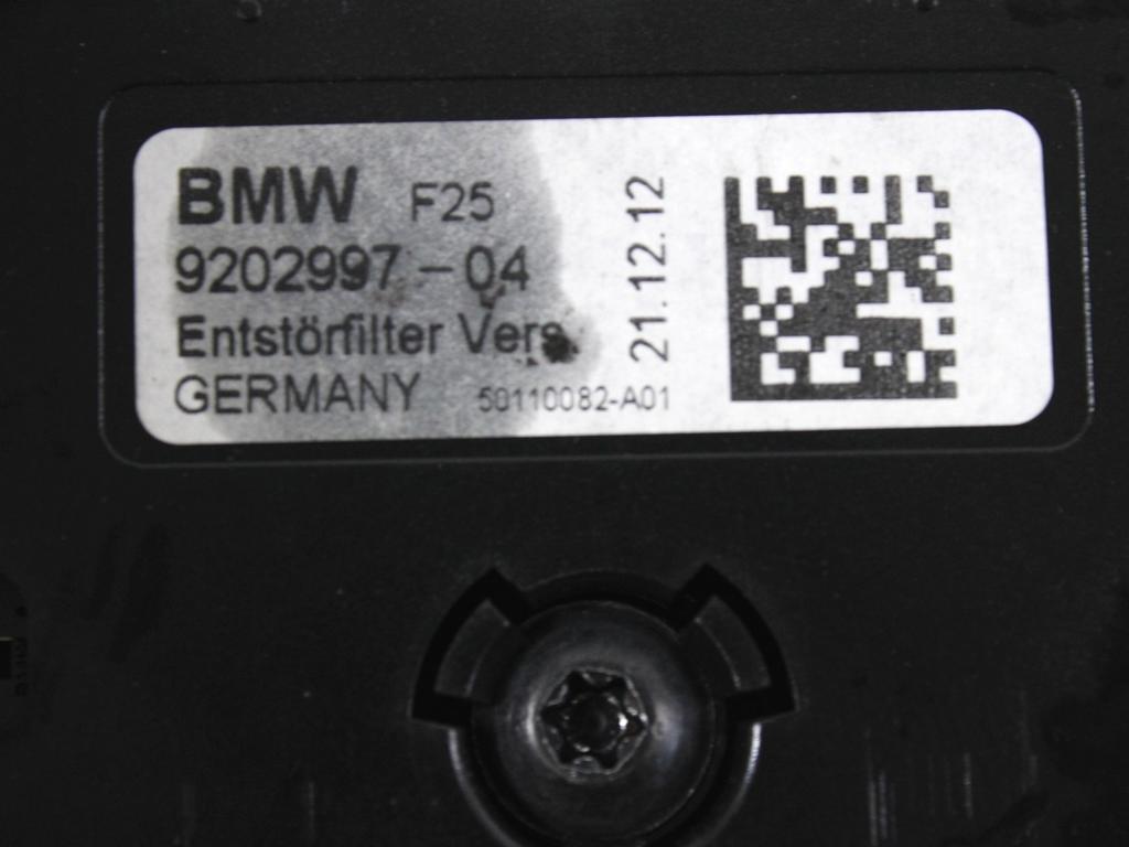 9202997 CENTRALINA AMPLIFICATORE ANTENNA BMW X3 F25 2.0 D 105KW AUT 5P (2013) RICAMBIO USATO
