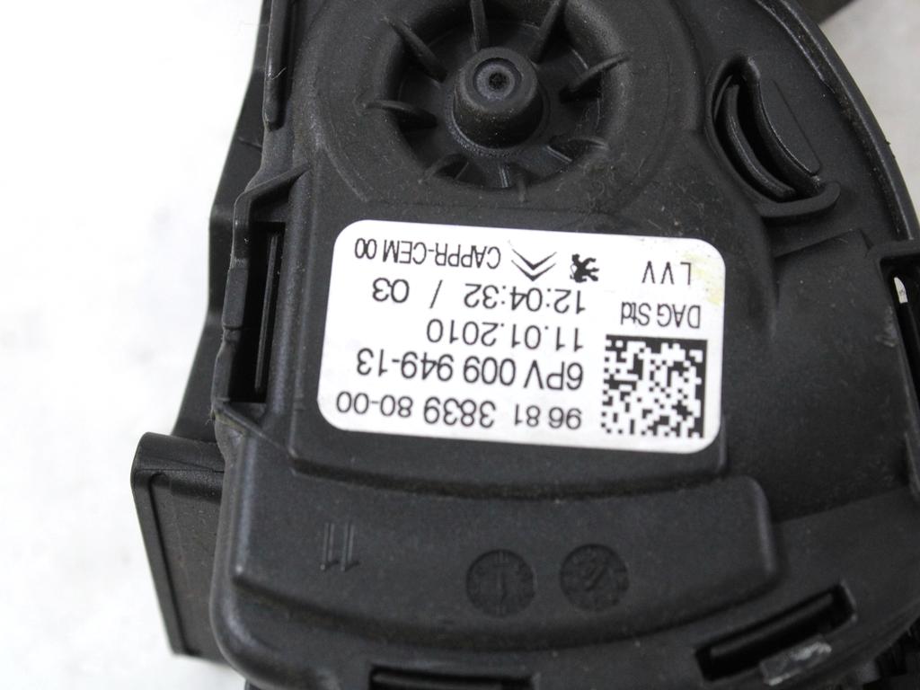 9681383980 PEDALE ACCELERATORE CITROEN C3 PICASSO 1.6 D 66KW 5M 5P (2010) RICAMBIO USATO