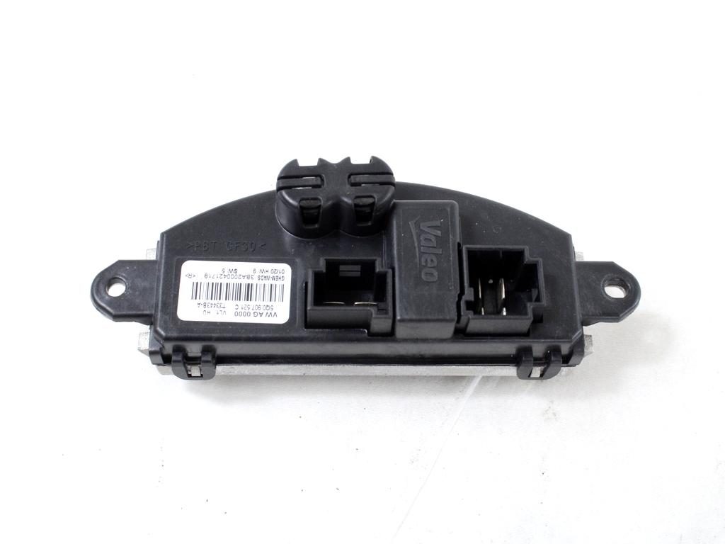 5Q0907521C RESISTENZA RISCALDAMENTO CLIMATIZZATORE AUDI Q2 30 TDI 1.6 D 85KW 5P AUT (2020) RICAMBIO USATO T33443B-A