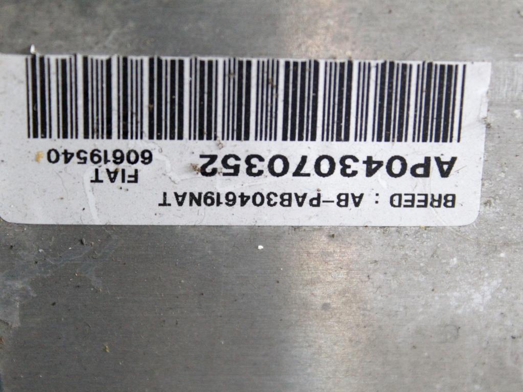 60680213 KIT AIRBAG ALFA ROMEO 156 R2 SW 1.9 D 85KW 5M 5P (2005) RICAMBIO USATO CON CENTRALINA AIBAG, AIRBAG VOLANTE, AIRBAG PASSEGGERO, PRETENSIONATORI CINTURE DI SICUREZZA 735289920 60619540 