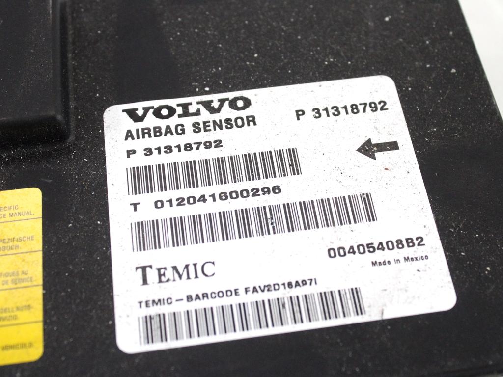 31318792 CENTRALINA AIRBAG VOLVO XC60 2.0 D 120KW 6M 5P (2012) RICAMBIO USATO