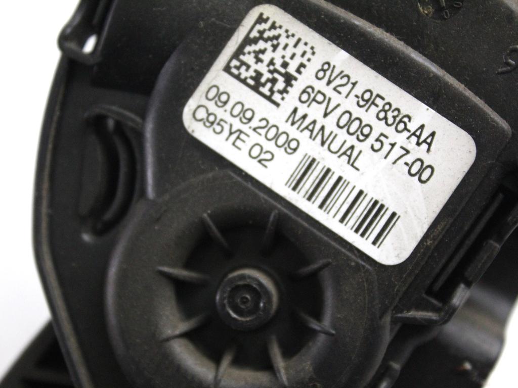 8V21-9F836-AA PEDALE ACCELERATORE FORD FIESTA 1.4 G 71KW 5M 5P (2009) RICAMBIO USATO