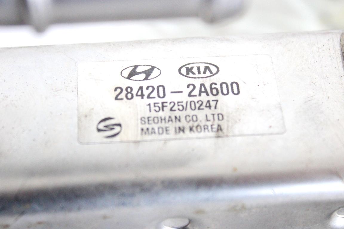 28416-2A780 RADIATORE SCARICO GAS EGR KIA RIO 1.4 D 66KW 6M 5P (2015) RICAMBIO USATO 28420-2A600
