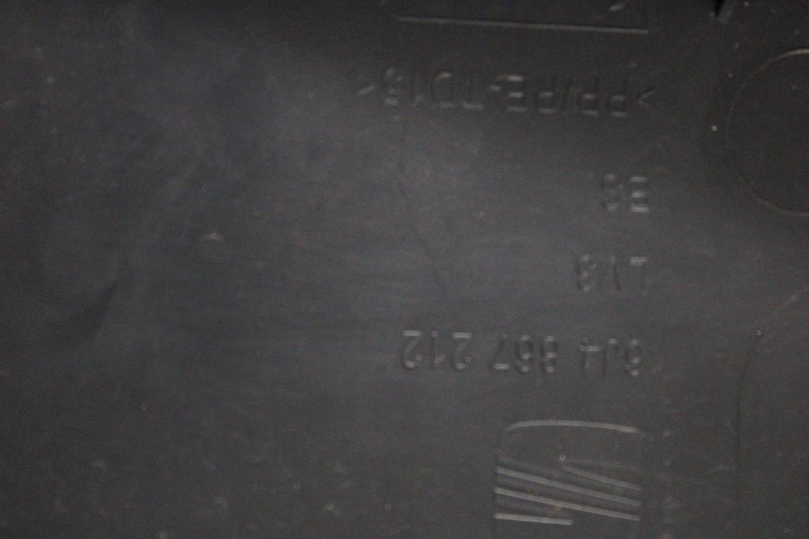 6J48672124W4 PANNELLO INTERNO PORTA POSTERIORE DESTRA SEAT IBIZA 1.2 B 51KW 5M 5P (2015) RICAMBIO USATO