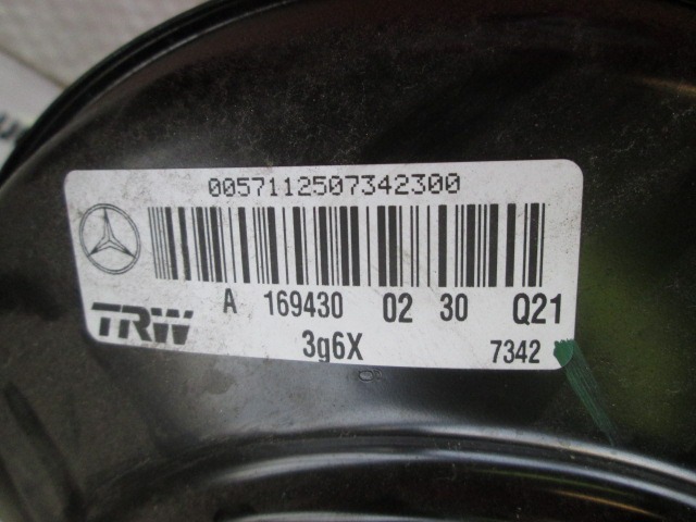 MERCEDES A160 CDI W169 BLUEFFICIENCY 5M 60KW (2012) Der Ersatz des Brems TRW A1694300230 1694301130