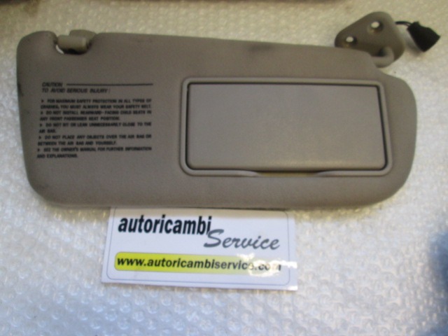 SONNENBLENDEN OEM N.  GEBRAUCHTTEIL HYUNDAI SANTA FE (2000 - 2006) DIESEL HUBRAUM 20 JAHR. 2003