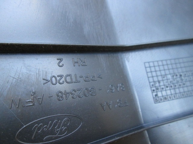 SEITENVERKLEIDUNG FUSSRAUM OEM N. 8A61-B02348-AFW GEBRAUCHTTEIL FORD FIESTA (09/2008 - 11/2012) DIESEL HUBRAUM 14 JAHR. 2010