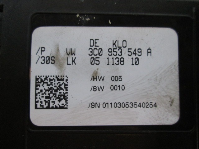 ELEKTRISCHE SERVOLENKUNG OEM N. 5113810 GEBRAUCHTTEIL VOLKSWAGEN PASSAT B6 3C BER/SW (2005 - 09/2010)  DIESEL HUBRAUM 20 JAHR. 2006
