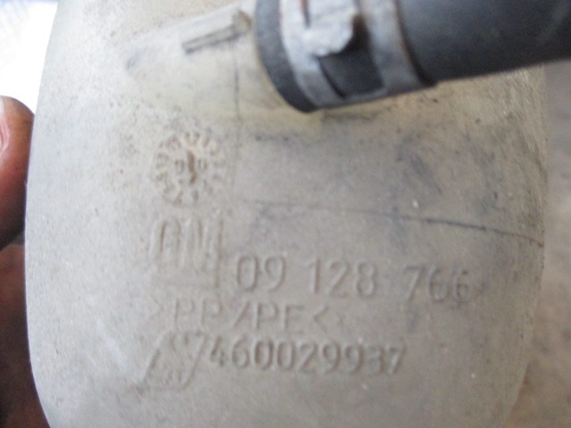 AUSGLEICHSBEHALTER  OEM N. 9128766 GEBRAUCHTTEIL OPEL CORSA C (2004 - 10/2006) DIESEL HUBRAUM 13 JAHR. 2006