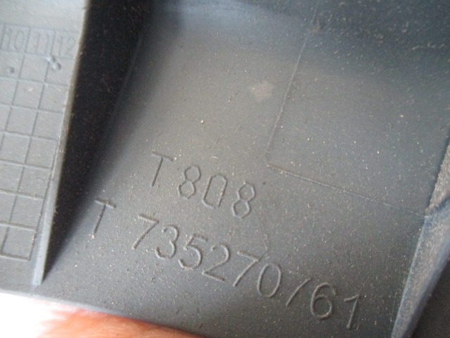 MITTELKONSOLE OEM N. 735270761 GEBRAUCHTTEIL FIAT DOBLO MK1 (2000 - 2004) DIESEL HUBRAUM 19 JAHR. 2001