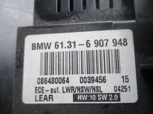 BEDIENEINHEIT LICHT OEM N. 6907948 GEBRAUCHTTEIL BMW SERIE 3 E46 BER/SW/COUPE/CABRIO (1998 - 2001) DIESEL HUBRAUM 30 JAHR. 1999