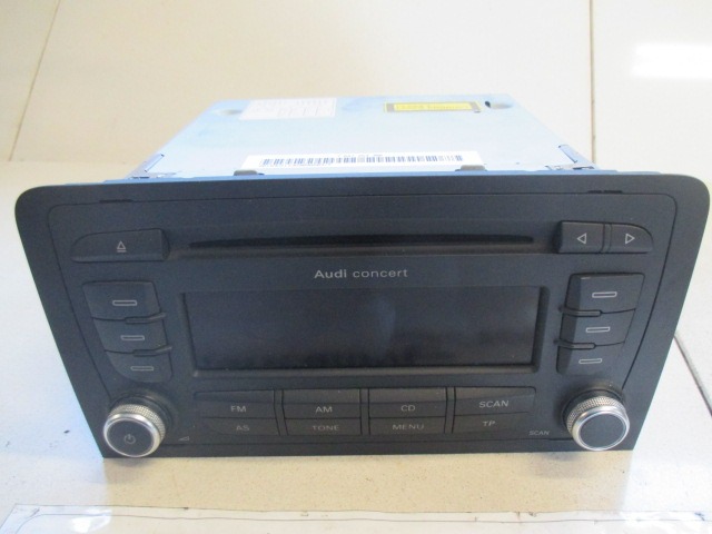 RADIO CD?/ VERSTARKER / HALTER HIFI SYSTEM OEM N. 8P0035186G GEBRAUCHTTEIL AUDI A3 8P 8PA 8P1 (2003 - 2008)DIESEL HUBRAUM 20 JAHR. 2007