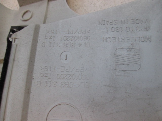 BLENDE SAULE  OEM N. 6L4868311D GEBRAUCHTTEIL SEAT IBIZA MK3 RESTYLING (02/2006 - 2008) BENZINA HUBRAUM 12 JAHR. 2007