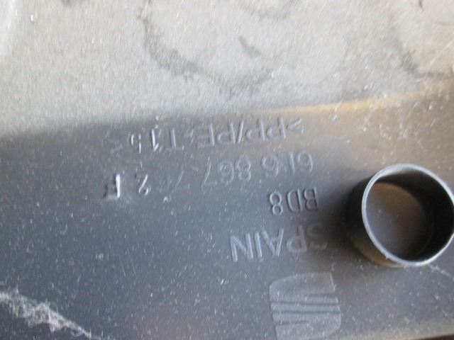 VERKLEIDUNG GEPACKRAUM OEM N. 6L6867762F GEBRAUCHTTEIL SEAT IBIZA MK3 RESTYLING (02/2006 - 2008) BENZINA HUBRAUM 12 JAHR. 2007