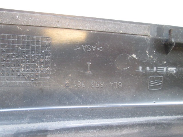 BLENDE B-SAULE TUR VORNE OEM N. 6L4853381 GEBRAUCHTTEIL SEAT IBIZA MK3 RESTYLING (02/2006 - 2008) BENZINA HUBRAUM 12 JAHR. 2007
