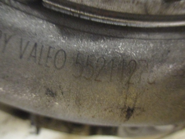 KUPPLUNG OEM N. 55211278 GEBRAUCHTTEIL FIAT PANDA 169 (2003 - 08/2009) DIESEL HUBRAUM 13 JAHR. 2005