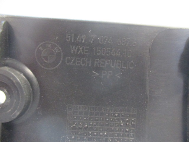 VERKLEIDUNG GEPACKRAUM OEM N. 15054410 GEBRAUCHTTEIL BMW SERIE 1 BER/COUPE/CABRIO E81/E82/E87/E88 LCI RESTYLING (2007 - 2013) DIESEL HUBRAUM 20 JAHR. 2010