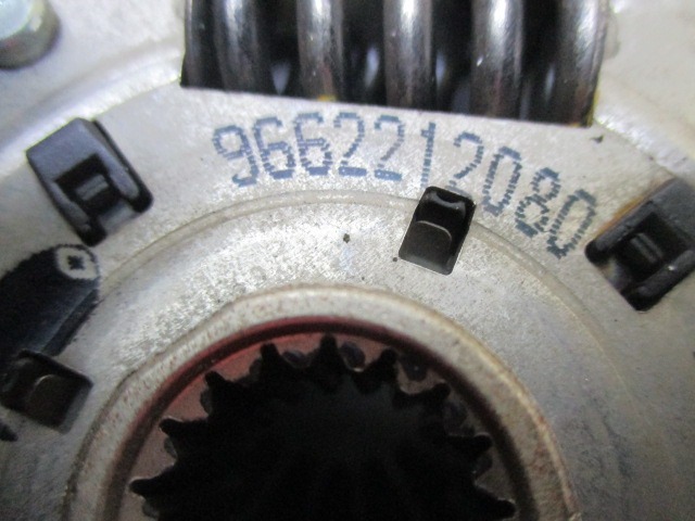 KUPPLUNG OEM N. 9662212080 GEBRAUCHTTEIL PEUGEOT 207 / 207 CC WA WC WK (2006 - 05/2009) BENZINA HUBRAUM 14 JAHR. 2008